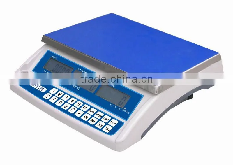 Electronic piece counting scales