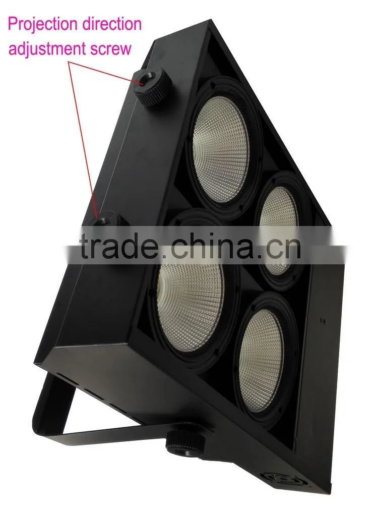 4*100Watt Factory Direct Sale 4*100W RGBWA+UV 6IN1 COB LED 4Eye Audience Blinder Light