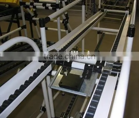JY-2048|PP Wheel Stable Roller Track|Fluent Slide Rail for Production Line|Flexible Rail Slide Rail