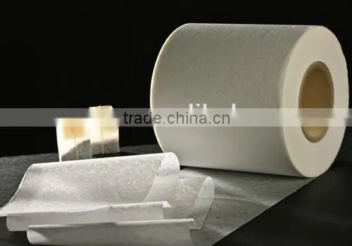 Supplying high quality heat seal tea bag filter paper and paper coffee filter in roll.
