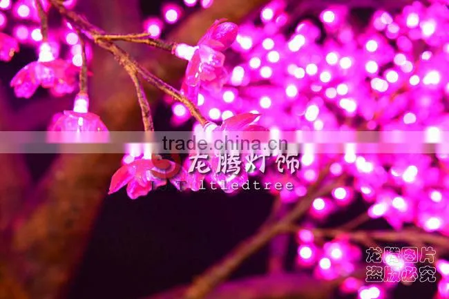 Hotel square garden new arrival 24V led light cherry tree