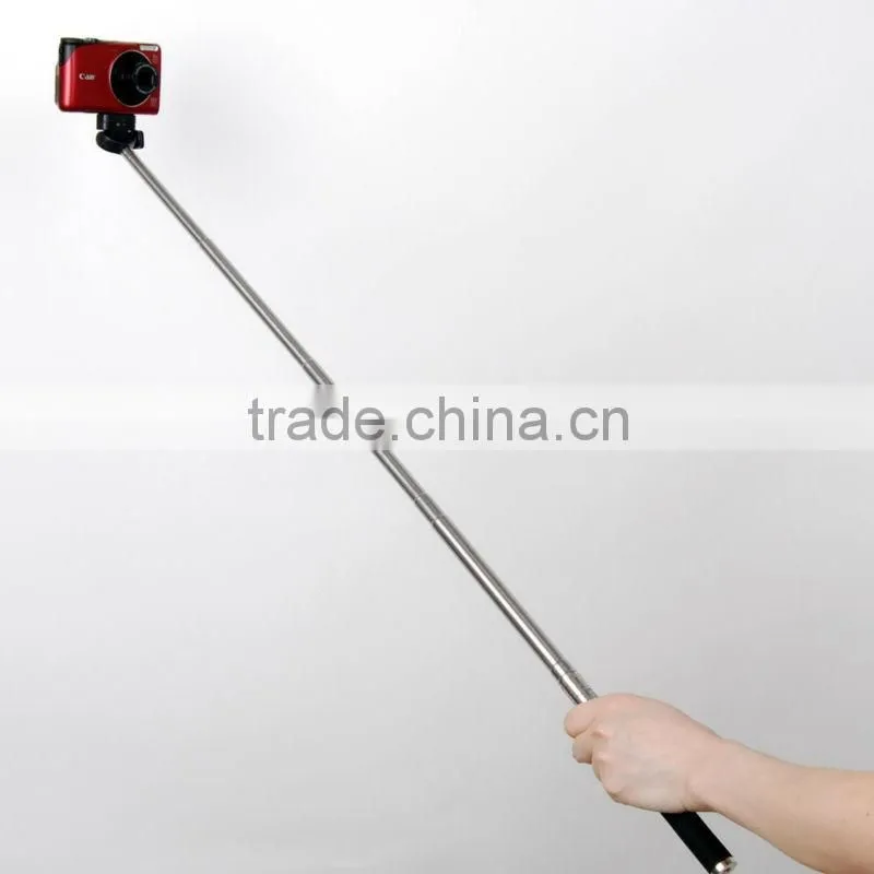 Pocket Size Camera Extender Telescopic Monopod W/ Phone Holder For iPhone5/5C/5S Mobilephone
