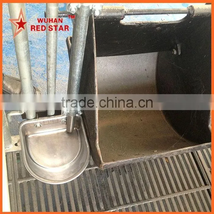 saving water stainless steel automatic water level drinking bowl for pig and animal