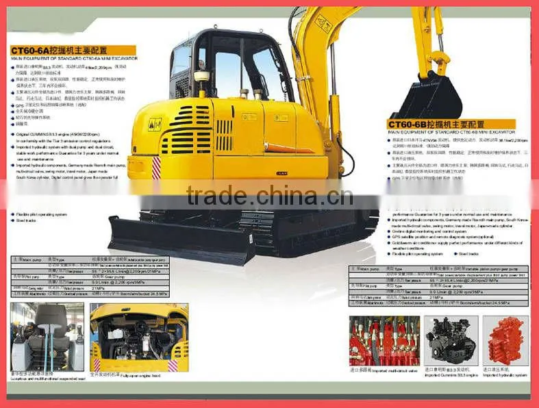 6 ton excavator CT60-6A