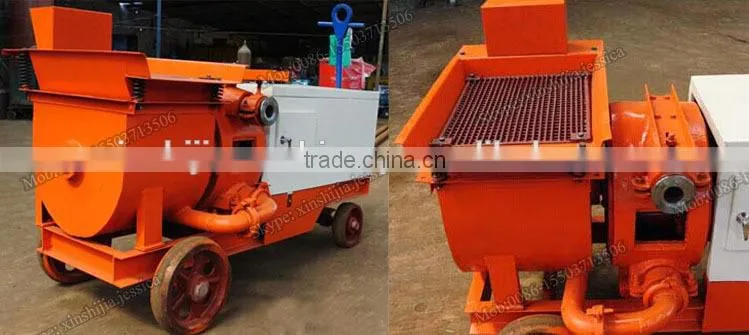 2015 New design high speed mortar spray machine