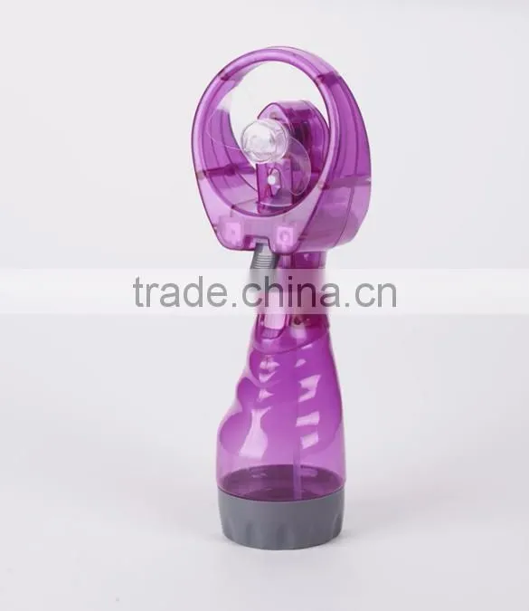 Cool Deluxe Misting Fan, Transparent Purple