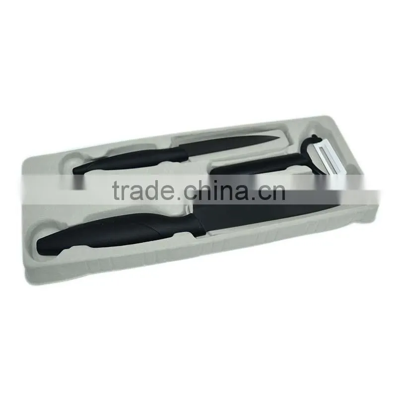 3 Piece Zircon ceramic Paring knife, fruit knife (4'+6'+slice kitchen knife)