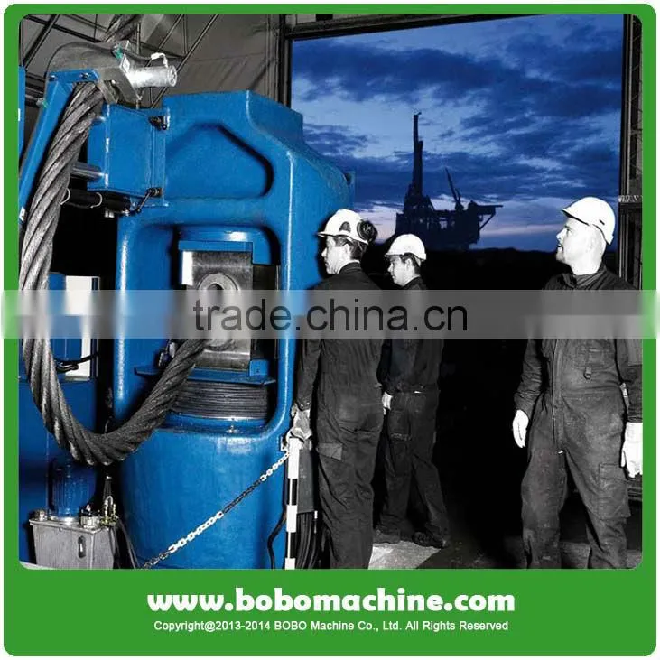 Hydraulic wire rope press