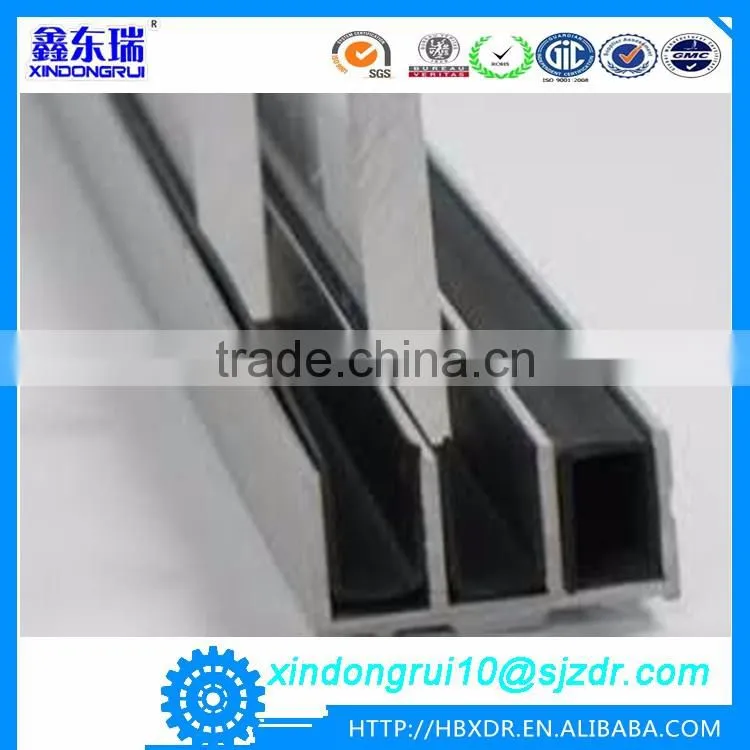 customized aluminium profile for glass for picture photo frames, channel frames