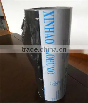 Black and white protective film for stainless steel sheet