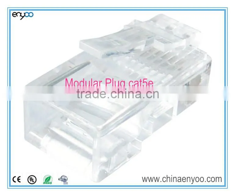 RJ45 Cat5e Modular Plugs/Connectors for Solid Wire