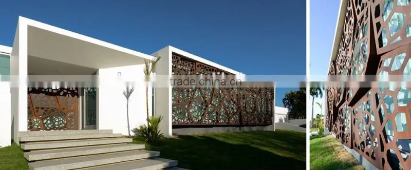 Exterior Decorative Alucobond Aluminium Perforated Wall Cladding Panel