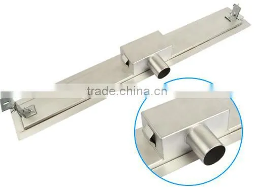 Linear shower drain stainless steel floor drain