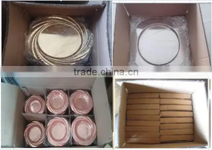 New stainless steel decal and spray paint plate cast Iron food storage dish enamel round dish