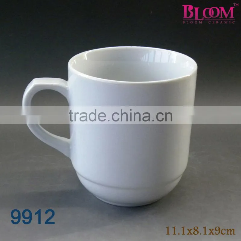 Heart shape blank wholesale ceramic mugs