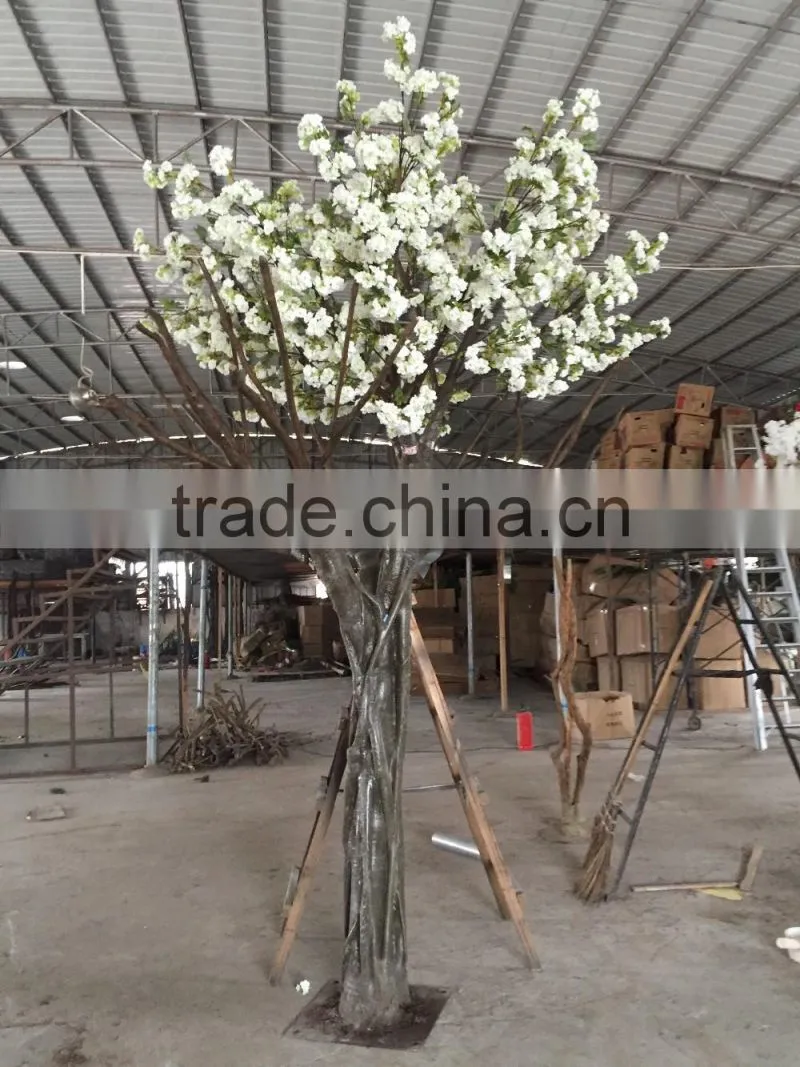 8ft artificial cherry flower tree fire resist blossom tree for wedding or shopping mall decoration