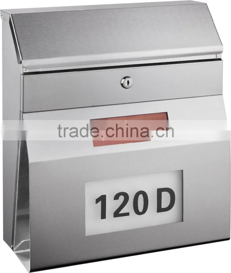 wholesale solar stainless steel mailbox