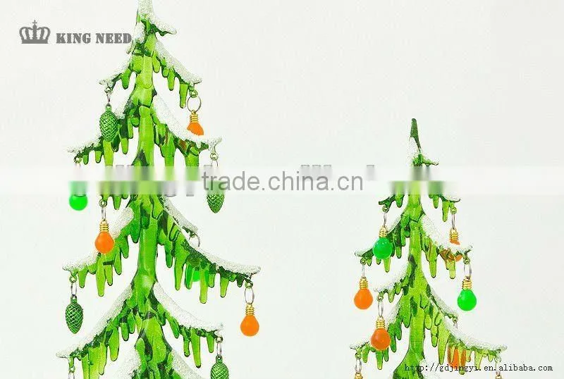 Frozen Acrylic Christmas Tree With Small Night Light