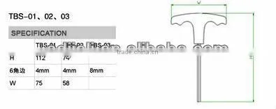 Plastic T Shape Handle