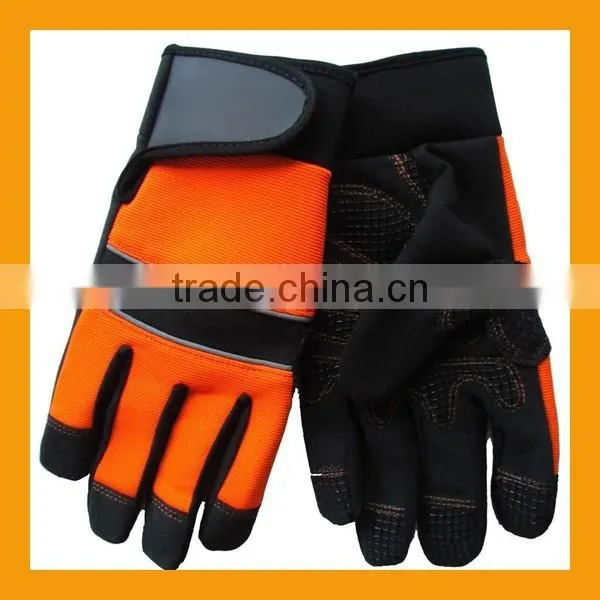 Heavy Duty TPR Knuckle Protection Anti-vibration Gloves