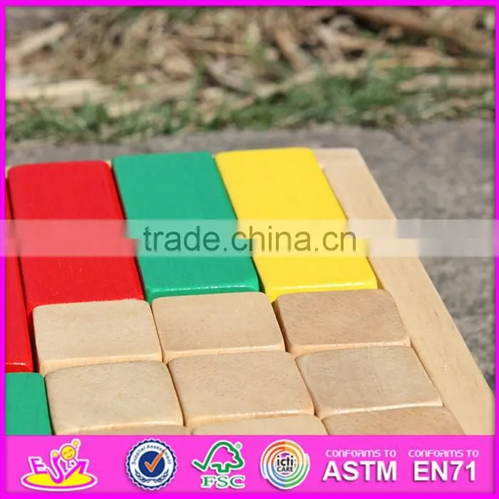 2017 Best design 18 pieces funny boys wooden building toys for sale W13A116-S