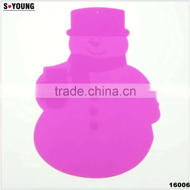 16002 heart shape silicone high temperature heat insulation mat kitchenwares silicone mat flexible silicone heating mat