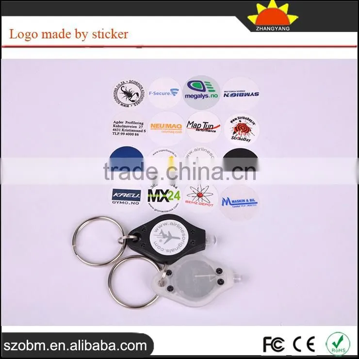 China Manufacturer of Led Keychain,20000mcd White Light Led Keychain with Insulating Piece