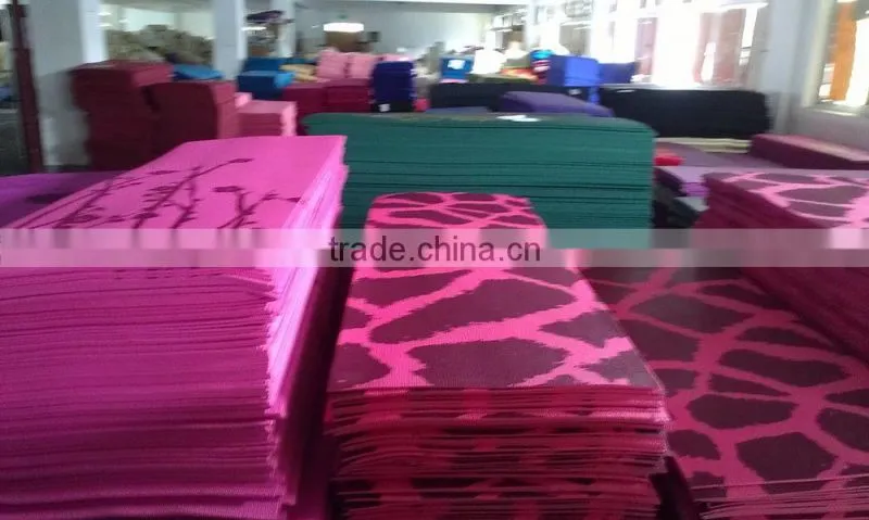 2016 new trending mat for yoga, full color printed custom square yoga mat
