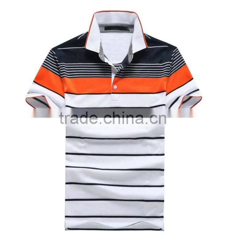 2014 fashion summer cotton men knit shirt