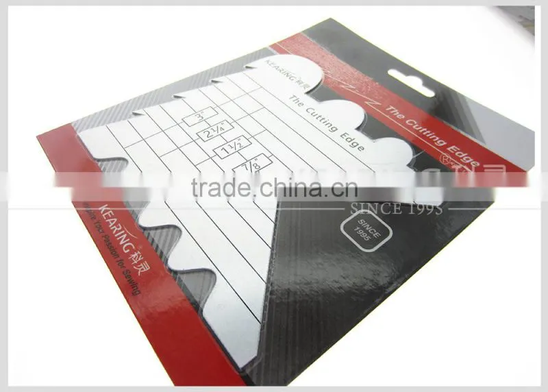 Kearing 1.5mm thick metal tailor garment cutting edge for tailor and designer #KCE-1