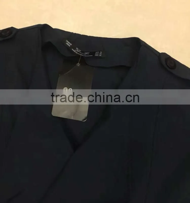 women latest fashion black short suit jacket factory closeout