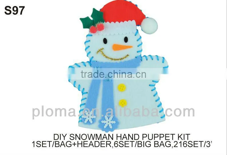 (S96) DIY CHRISTMAS HAND PUPPET KIT