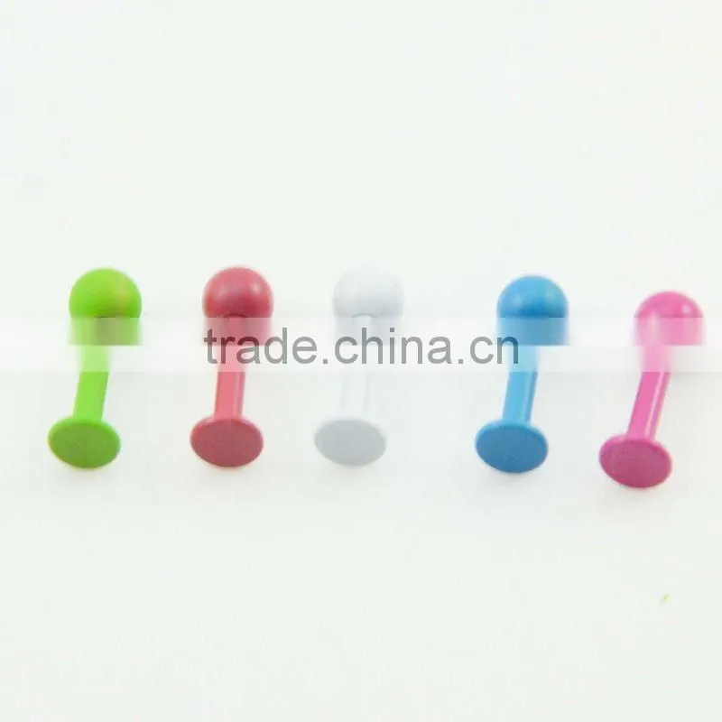 2017 new style hot selling spray paint body piercing jewelry,316l stainless steel screw on flesh tunnel,ear gauges,ear plugs