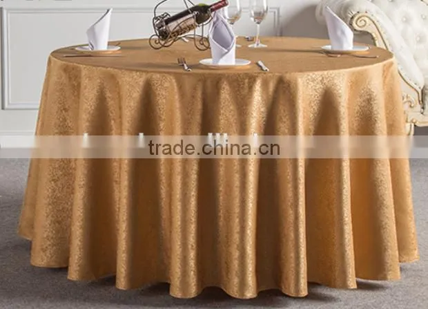 High Quality Restaurant or Hotel Used Table Linen Jacquard Custom Table Cloth