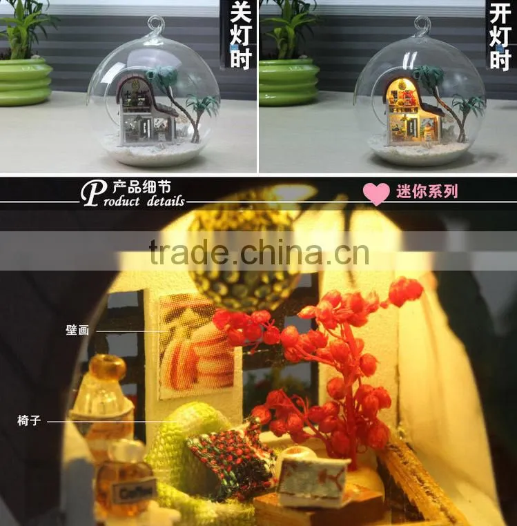 Best toys for 2015 christmas gift,open glass ball