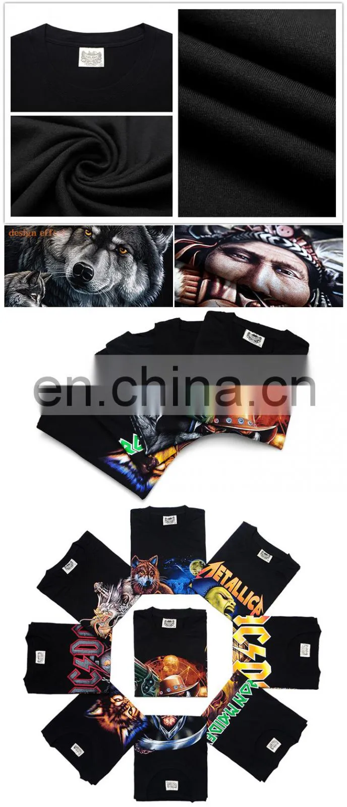 Metallica t shirt,rock t-shirt,t shirt with wholesale price