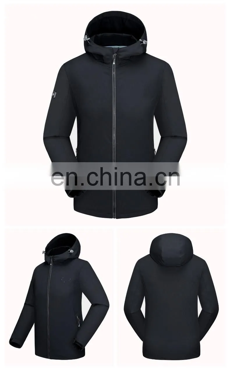 Hot sale economic plain waterproof windbreaker jacket