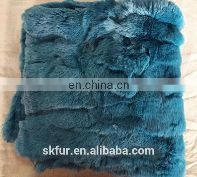 Factory direct supply softtextile rabbit fur blanket