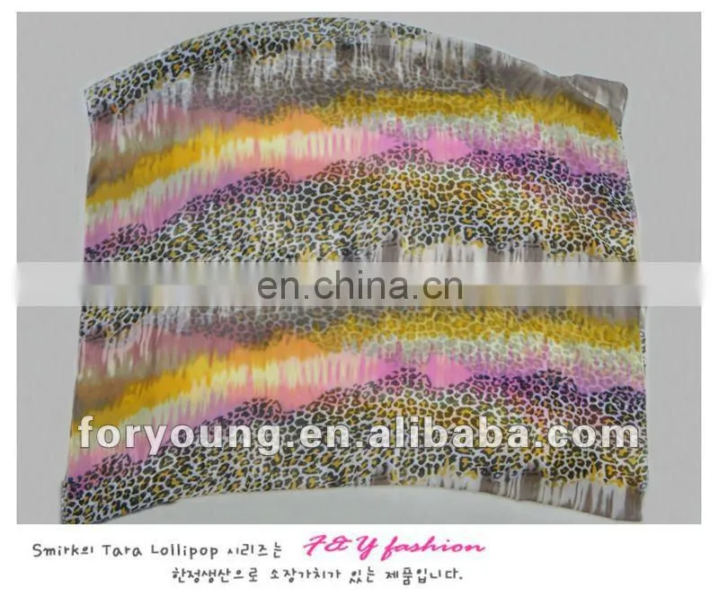 fashion animal print leopard grain scarves