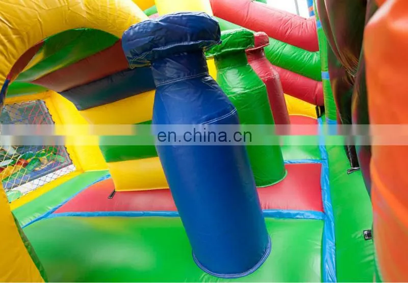 Double lanes Inflatable Slide Bounce Combo