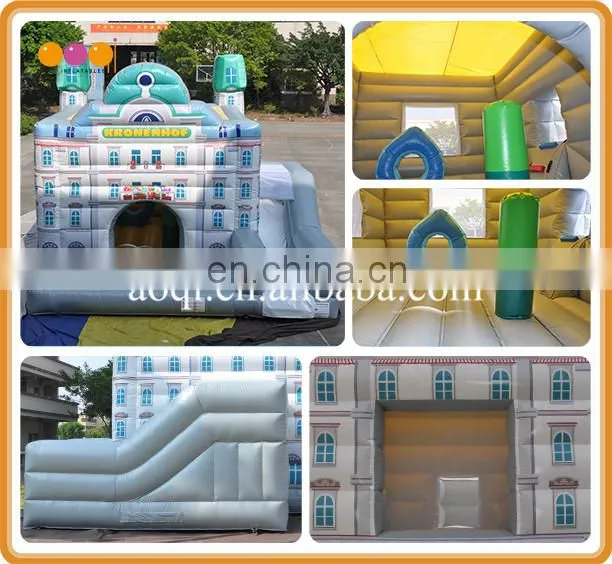 inflatable supplier kids outdoor toy building inflatable slide jumper combo bouncer