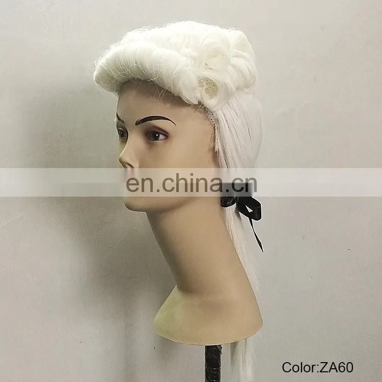 Party wigs Baroque period Noble gentleman wigs MW-004