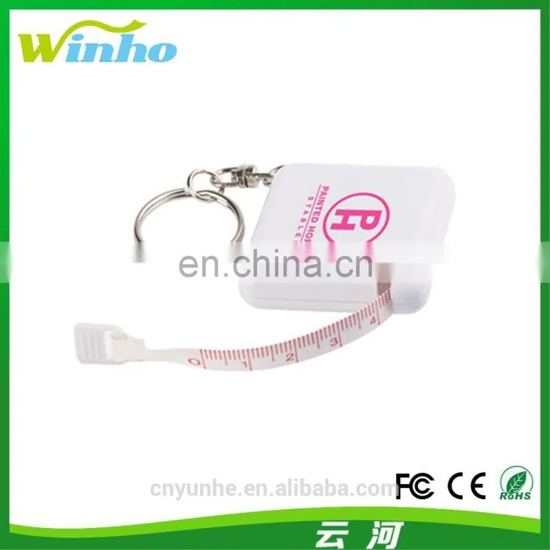 Winho square printable Measuring Tape Keychain