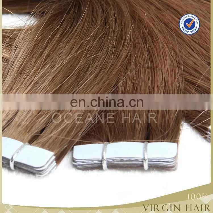 40pcs 2.5g/pces Grade AAA double drawn blue indian remy tape hair extensions