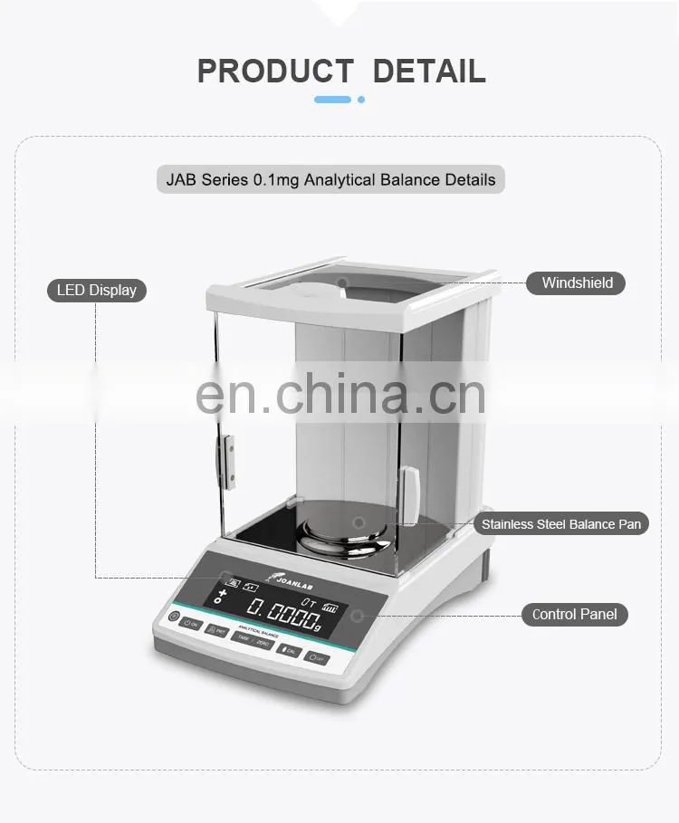 JOAN Lab 0.1mg Digital Analytical Balance FA2204