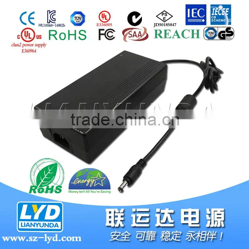KC CE PSE UL approved Switching power supply 15v 6a ac dc adapter 19v 10a with one year warranty for LED lighting