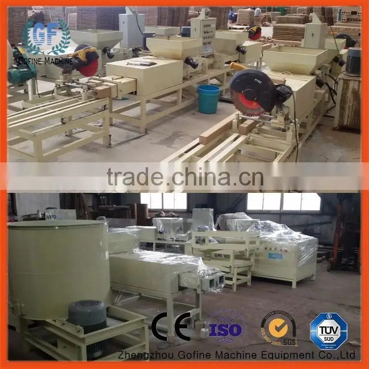 wood pallet feet block making machine