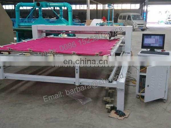 Hot sale industrial computerized quilting embroidery machine with factory price