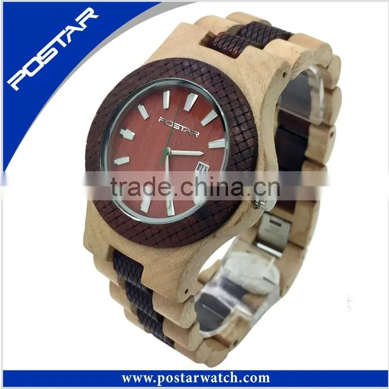 Promotional Gift Wooden Watch With Simple Dial