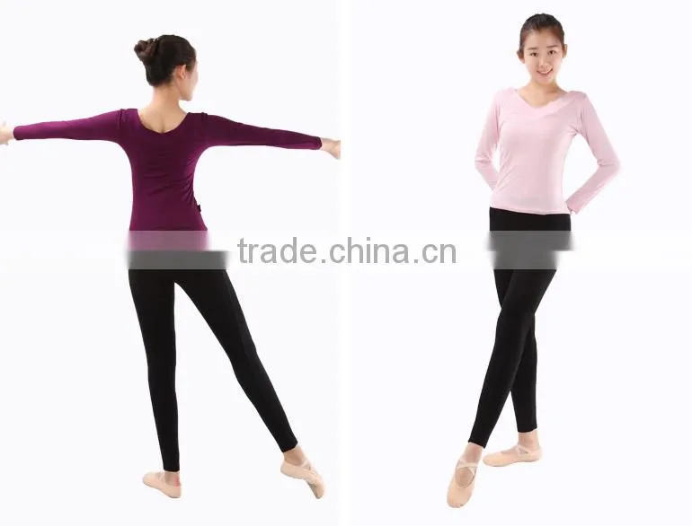 Cotton Lycra Yoga Leggings, Cotton Sport Leggings, Black Dance Leggings